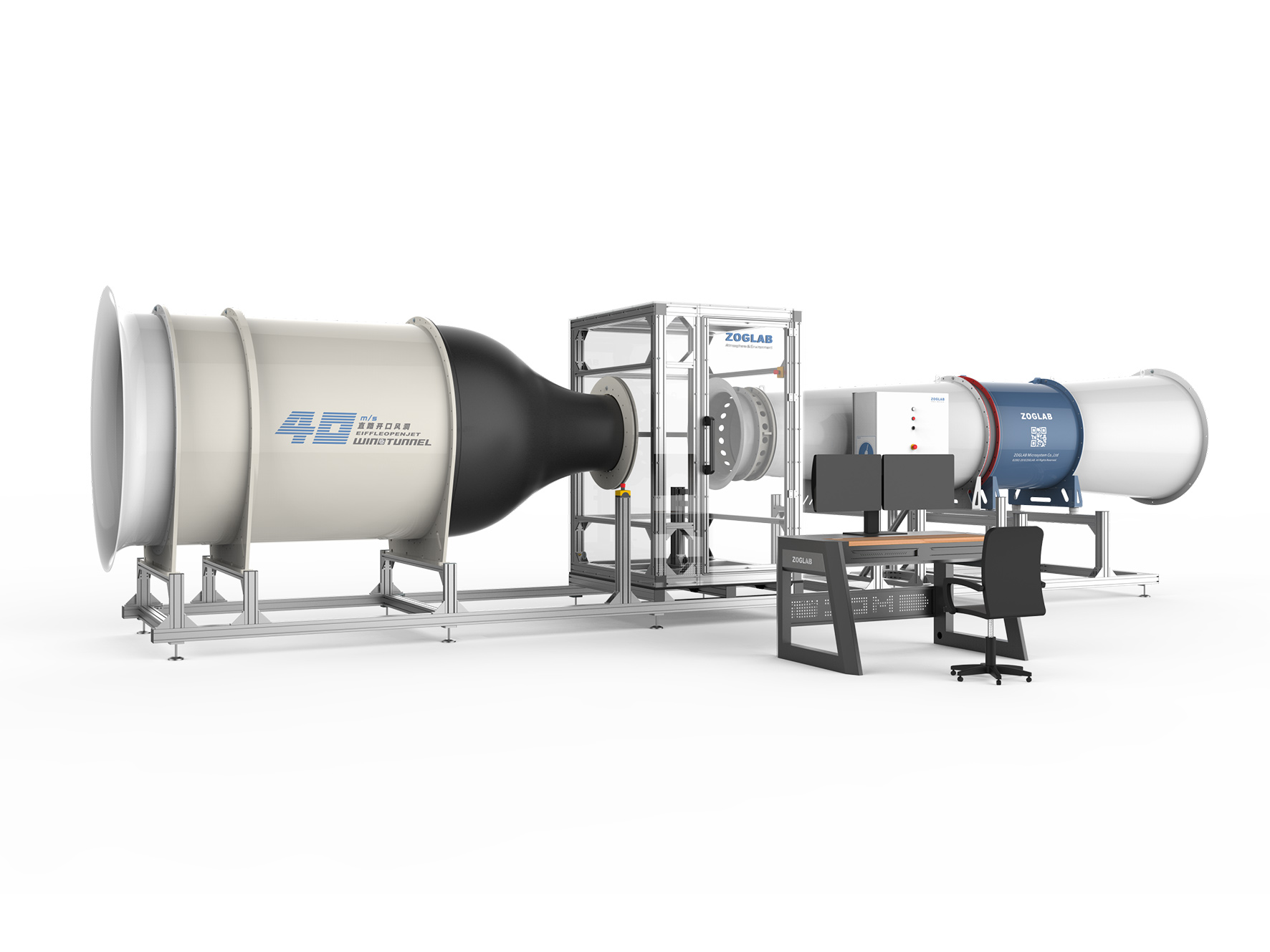 Open-jet wind tunnel 